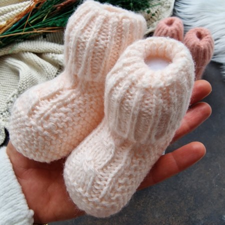 Baby Strick-Schuhe - verschiedene Farben