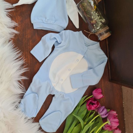 Baby Set Hase - hellblau