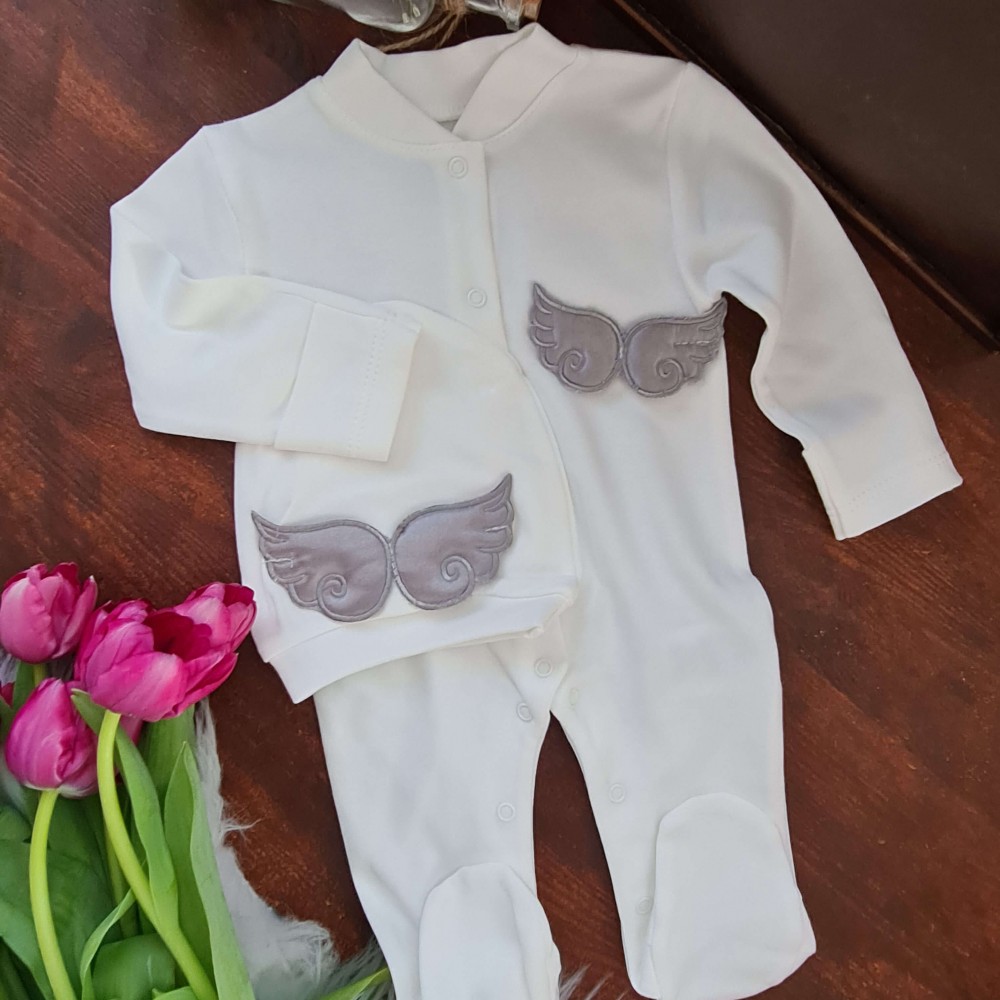 Baby Set Angel - silber