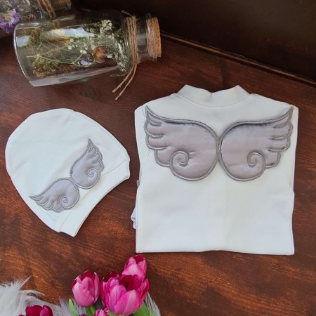 Baby Set Angel - silber