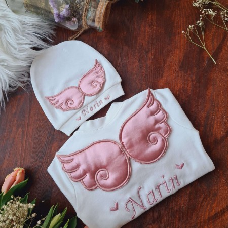 Baby Set Angel - rosa