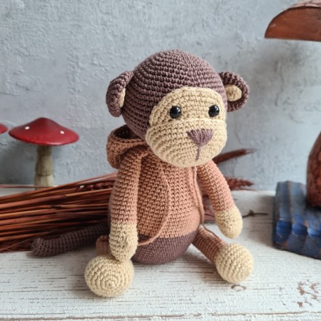 Kuscheltier Affe // Spieluhr 