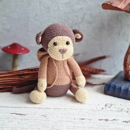 Kuscheltier Affe // Spieluhr 