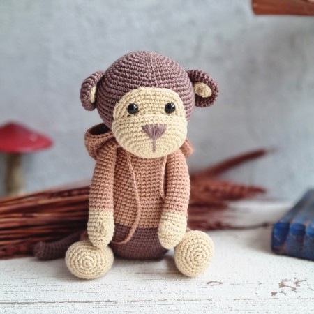 Kuscheltier Affe // Spieluhr 