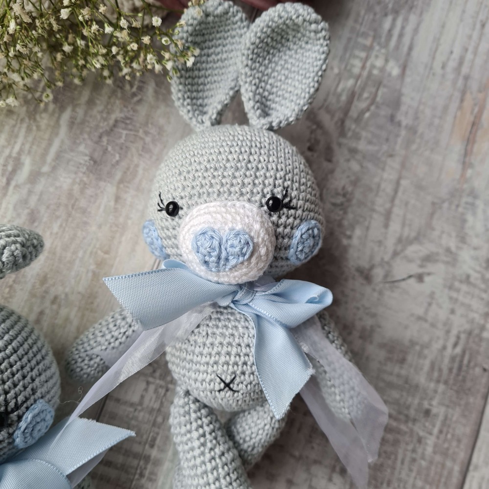 Kuscheltier Hoppel Hase.