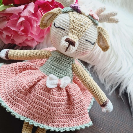 Kuscheltier Reh Mathilda lange Beine weitere Farben  // Spieluhr