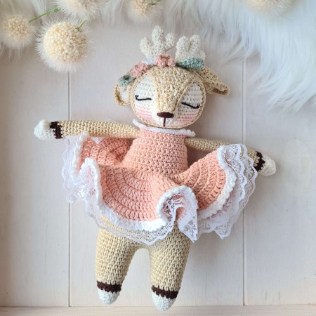 Kuscheltier Reh Mathilda weitere Farben  // Spieluhr