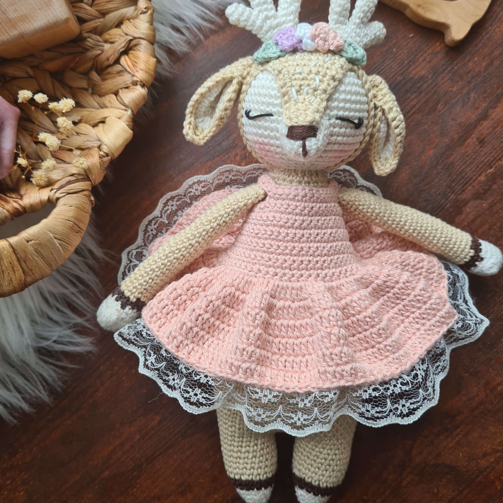 Kuscheltier Reh Mathilda weitere Farben  // Spieluhr