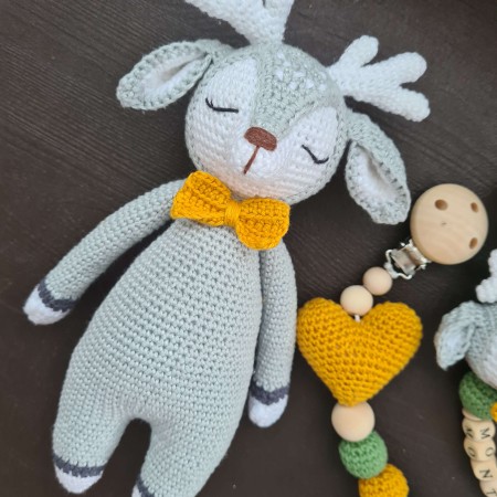 Kuscheltier Reh mit Schleife - weitere Farben // Spieluhr