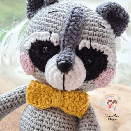 Kuscheltier Waschbär // Spieluhr