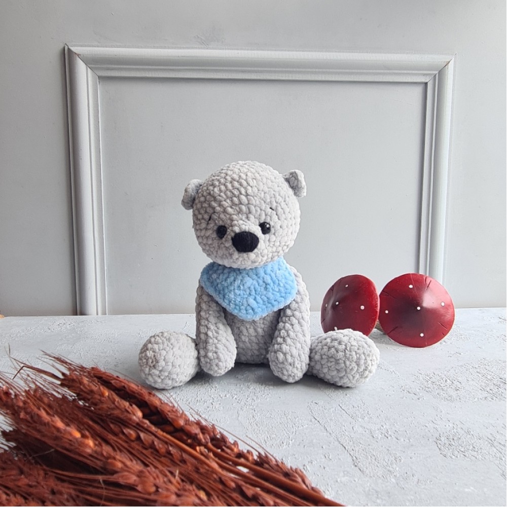 Kuscheltier TeddyBär Micha Plüschi // Spieluhr