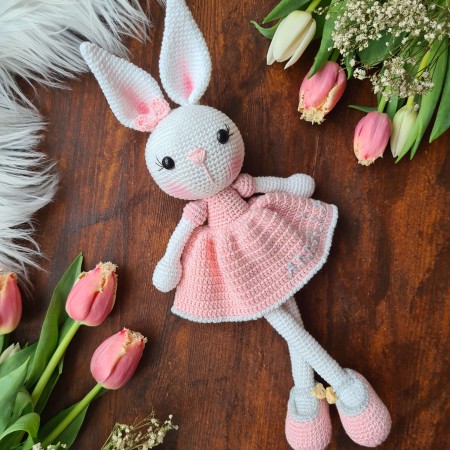 Kuscheltier Hase lange Beine - weitere Farben // Spieluhr