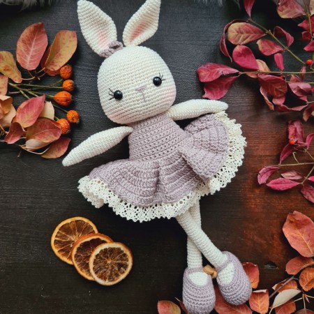 Kuscheltier Hase lange Beine - weitere Farben // Spieluhr