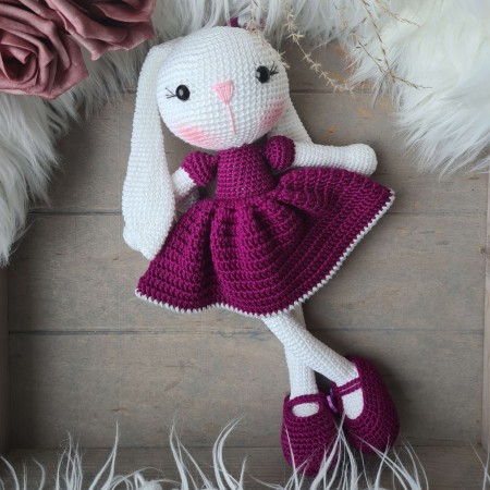 Kuscheltier Hase Schlappohren - weitere Farben // Spieluhr