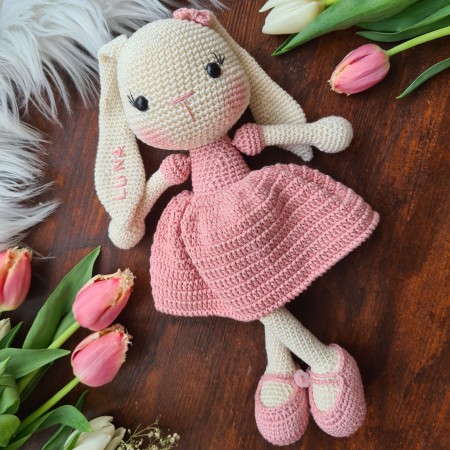 Kuscheltier Hase Schlappohren - weitere Farben // Spieluhr