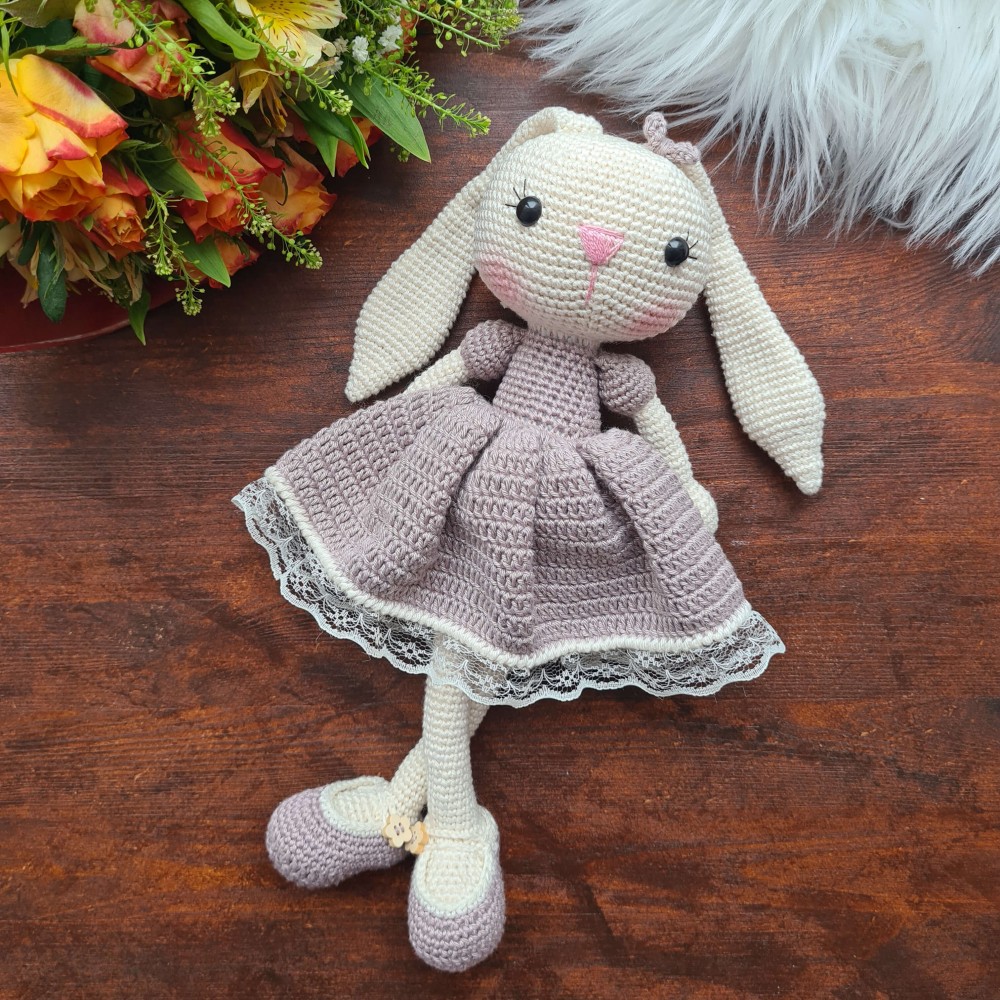 Kuscheltier Hase Schlappohren - weitere Farben // Spieluhr