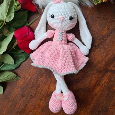 Kuscheltier Hase Schlappohren - weitere Farben // Spieluhr