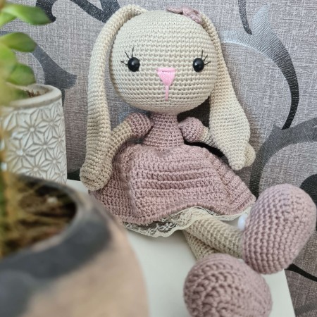 Kuscheltier Hase Schlappohren - weitere Farben // Spieluhr