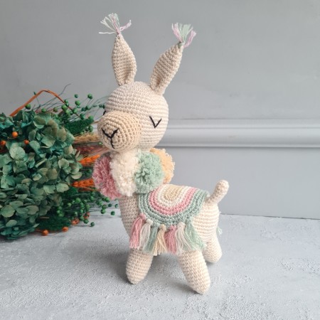 Kuscheltier Lama // Spieluhr - verschiedene Farben