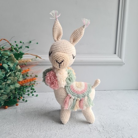 Kuscheltier Lama // Spieluhr - verschiedene Farben