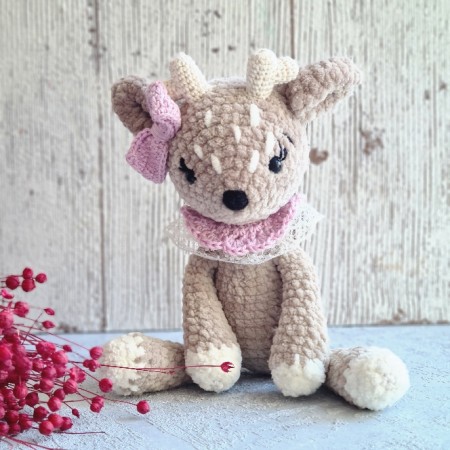 Kuscheltier Reh Plüsch // Spieluhr