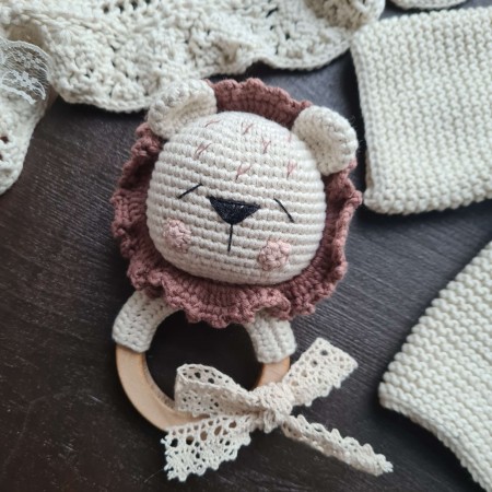 Baby Strickjacken-Set - Löwe