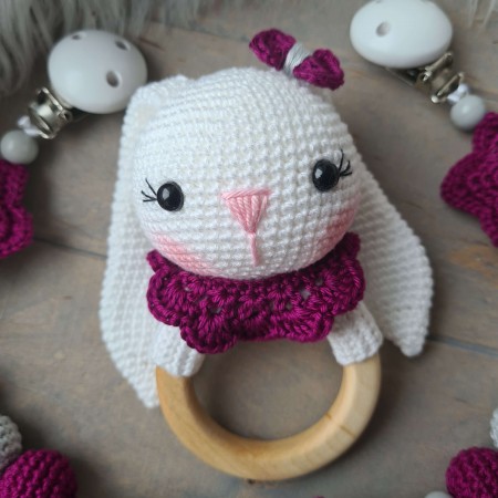 Rassel Hase Schlappohren - verschiedene Farben