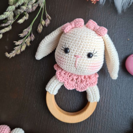 Rassel Hase Schlappohren - verschiedene Farben