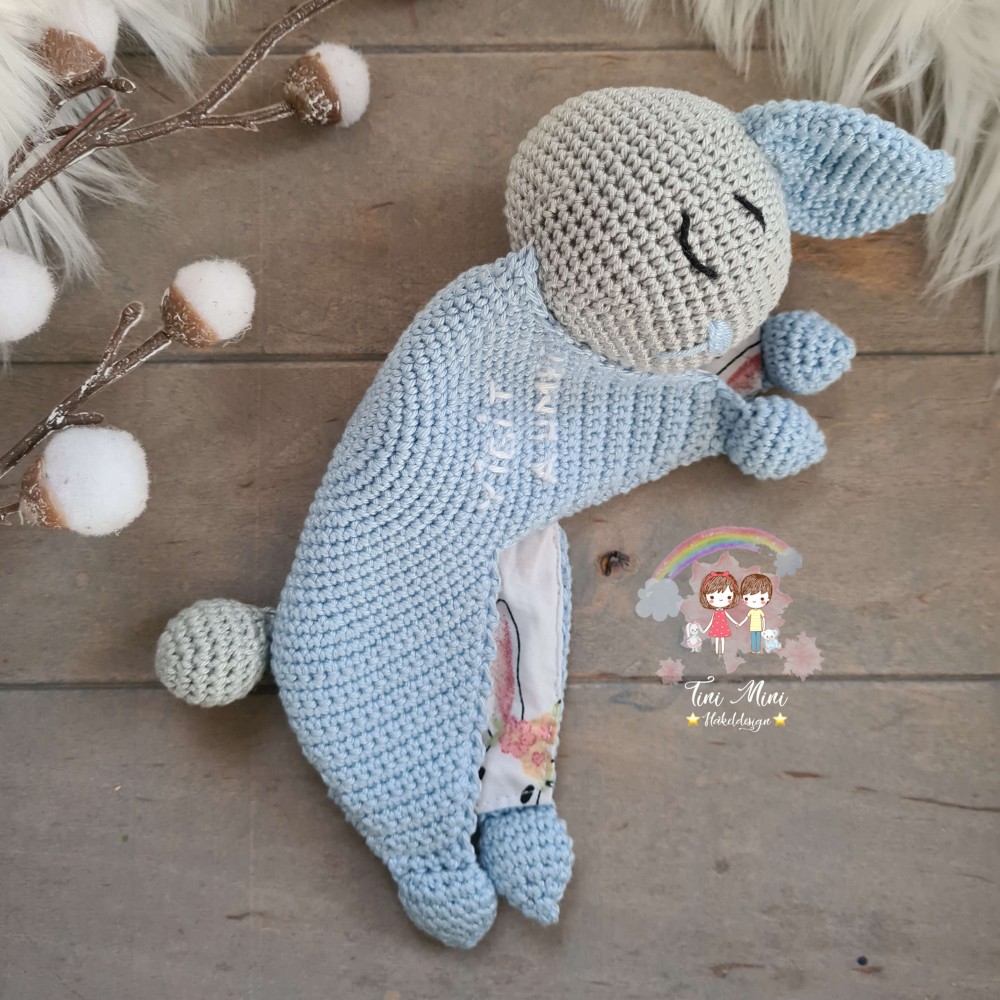 Schlaffreund Hase Mini - blau