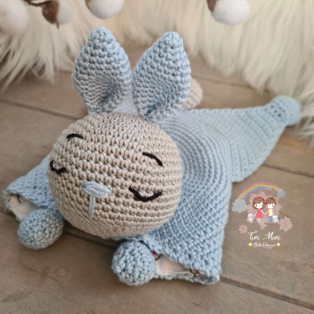 Schlaffreund Hase Mini - blau