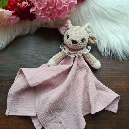 Schnuffeltuch Reh Plüsch - weitere Farben