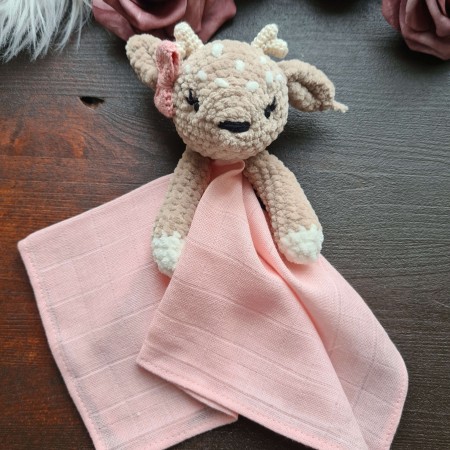 Schnuffeltuch Reh Plüsch - weitere Farben