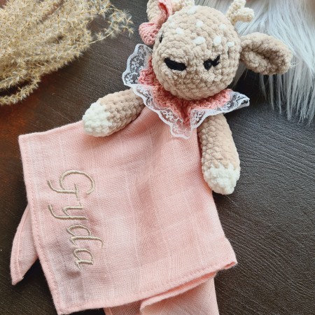 Schnuffeltuch Reh Plüsch - weitere Farben