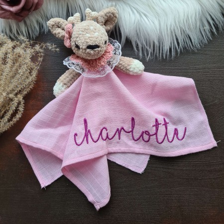 Schnuffeltuch Reh Plüsch - weitere Farben