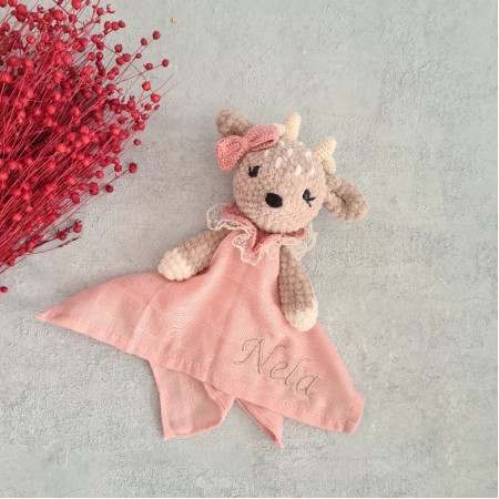 Schnuffeltuch Reh Plüsch - weitere Farben