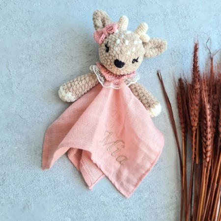 Schnuffeltuch Reh Plüsch - weitere Farben