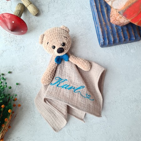 Schnuffeltuch Teddybaer Micha Plüsch - weitere Farben