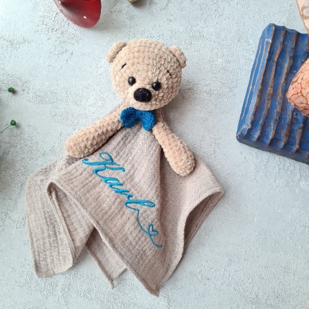 Schnuffeltuch Teddybaer Micha Plüsch - weitere Farben