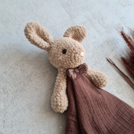 Schnuffeltuch Hase Lou Plüsch - weitere Farben