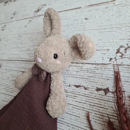 Schnuffeltuch Hase Lou Plüsch - weitere Farben