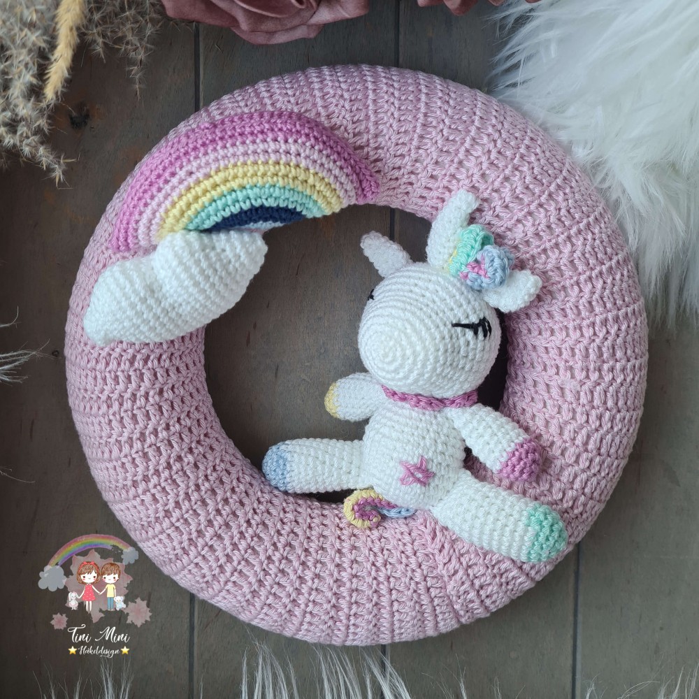 Tür Anhänger / Traumfänger  Einhorn