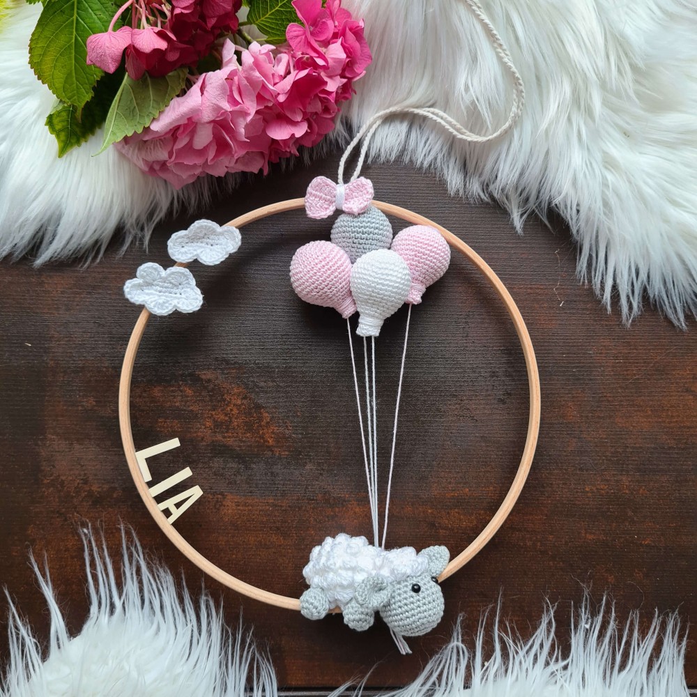 Tür Anhänger / Traumfänger Schaf