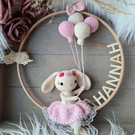 Tür Anhänger / Traumfänger  Hase