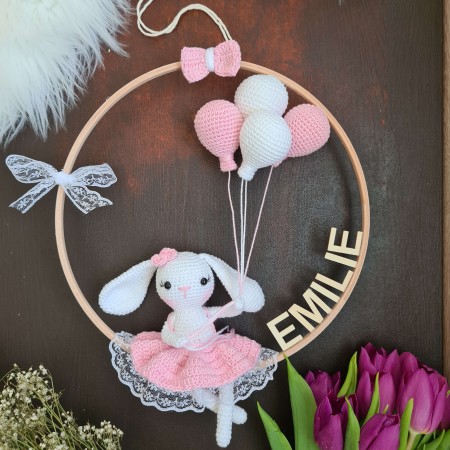 Tür Anhänger / Traumfänger  Hase