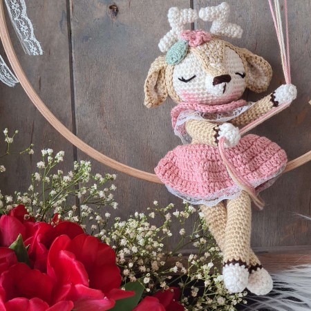 Tür Anhänger / Traumfänger  Reh