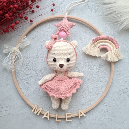 Teddy Bär Tür Anhänger / Traumfänger 