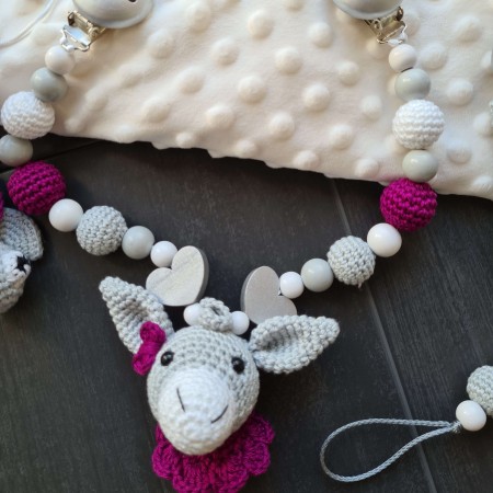 Wagenkette Esel - verschiedene Farben