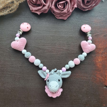 Wagenkette Esel - verschiedene Farben