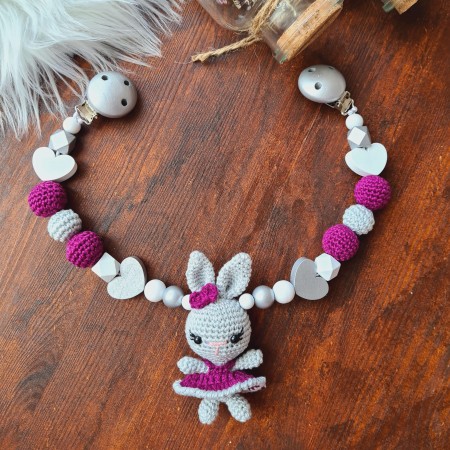 Wagenkette Hase mit Kleid - verschiedene Farben