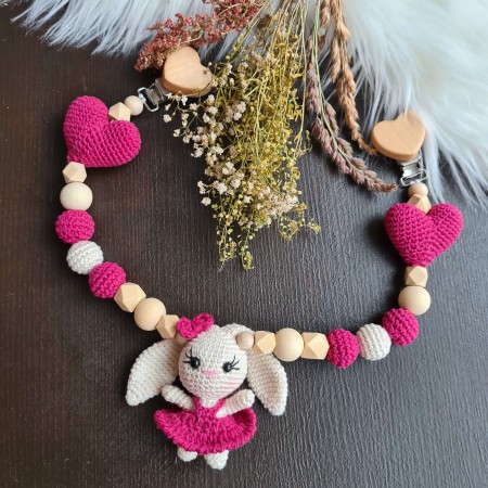 Wagenkette Hase Schkappohren - verschiedene Farben